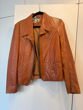 Vintage '70s Brown Leather Jacket